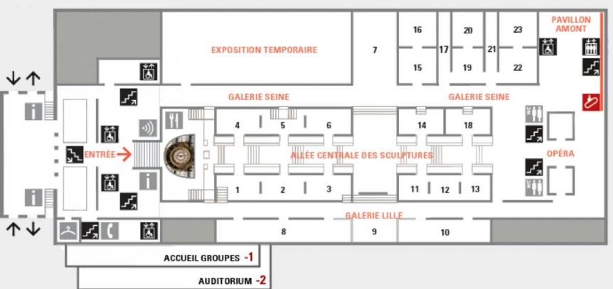Karta muzej d ' Orsay