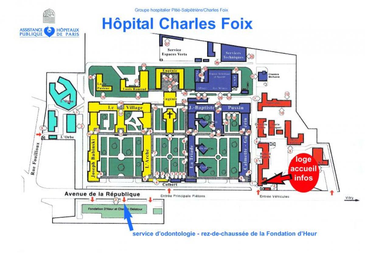Karta Charles-Foy bolnici