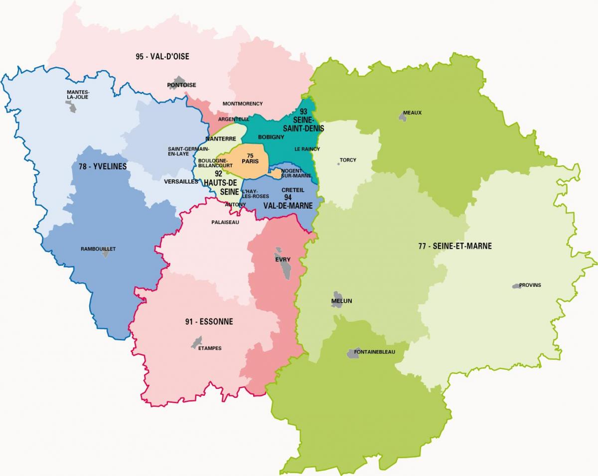 Karta regija парижанка