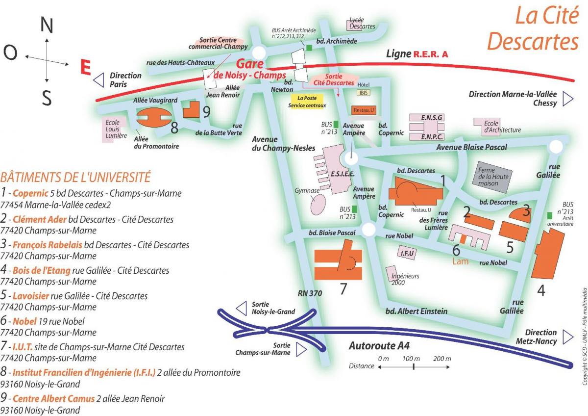 Karta sveučilišta Paris Descartes