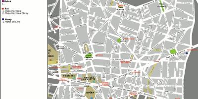 Karta 9 okruga u Parizu