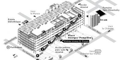 Karta centra Pompidou