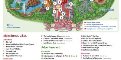 Karta Zabavnog Parka Disneyland U Parizu