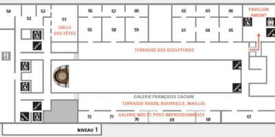 Karta muzej d ' Orsay razina 2