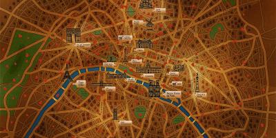 Karta Pariza desktop