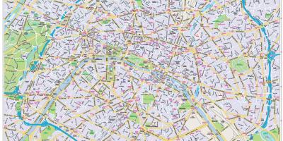 Karta središta Pariza