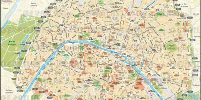 Mapa ulica Pariza